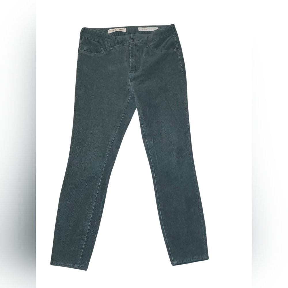 Pilcro Skinny Corduroy Jeans in Lite green EC By Anthropologie size 28🔥🔥🔥🔥
